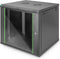 Digitus DN-19 09U-6/6-EC-SW - 19 inch wandkast 9 HE - 600 x 505 x 600 mm - Zwart