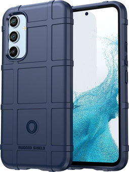 iMoshion Hoesje Geschikt voor Samsung Galaxy A54 (5G) Hoesje Siliconen - iMoshion Rugged Shield Backcover - Donkerblauw