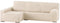Hoes voor chaise longue met lange armleuning links Eysa ULISES Wit 170 x 110 x 310 cm