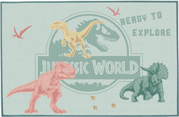 Jurassic World Vloerkleed, Dino - 80 x 120 cm - Polyester