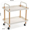 Groentetrolley Versa Skuvoy Wit Metaal Polypropyleen 36 x 55 x 53,5 cm
