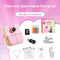 Kindercamera met Fotospeurtocht & Fotoprinter - Digitale Camera Kinderen - 11-in-1 Camera - Oplaadbaar - 48MP - Foto printer - Roze - Fototoestel