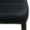 vidaXL - Eetkamerset - tafel - en - stoel - zwart - 5-delig