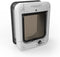 Cat Mate Vergrendelbaar Microchip Kattenluik - met 4-vergrendelingsstanden - 24,6 cm x 19,7 cm - Enkel of meervoudig glas, houten en UPVC/metalen deuren, wanden - Wit 360W