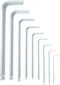 Bosch Professional - Inbussleutelset HEX 9 pcs - S2 staal - 21 cm lengte (9 stuks)