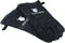 Valhal Outdoor BBQ handschoenen - suede leer, zwart - geborduurd logo - barbecue - VH.GLOVES