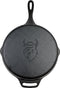 Valhal Outdoor Skillet / Koekenpan met steel - gietijzer, diameter 25cm - schenktuiten - VH25