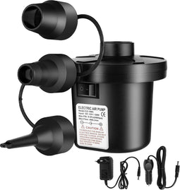 Travelhawk Elektrische Luchtpomp - 12V 220V - Compact en lichtgewicht - Zwart
