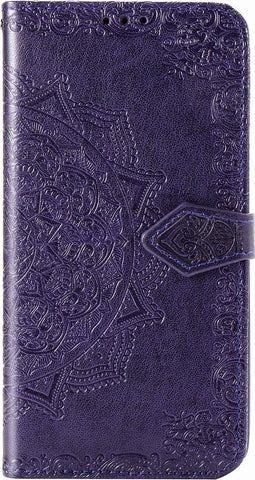 Hoesje Met Pasjeshouder Geschikt voor Samsung Galaxy S10 Lite - Mandala Bookcase - Paars