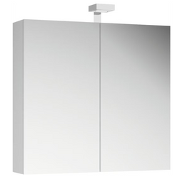 Allibert Spiegelkast 80 cm - LED Verlichting - Glanzend Wit
