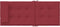 vidaXL - Stoelkussens - 2 - st - hoge - rug - oxford - stof - wijnrood