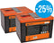Gallagher PowerPack batterij Duo 2 x 175Ah.