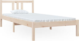vidaXL - Bedframe - massief - hout - 90x200 - cm