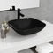 vidaXL - Wasbak - 42x42x14 - cm - glas - wit