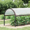 vidaXL - Plantenafdekking - met - zeilringen - 2x5 - m - polyethyleen