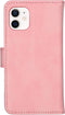 iMoshion Hoesje Geschikt voor iPhone 12 Mini Hoesje Met Pasjeshouder - iMoshion Luxe Bookcase - Roze