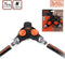 BLACK+DECKER Kraanstuk - 3/4 Inch Connector - Waterstop - 2 Weg Splitser - Zwart/Oranje