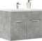 vidaXL - Wastafelkast - 60x38,5x46 - cm - spaanplaat - betongrijs