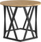 vidaXL - Nesting - Bijzettafels - 2 - stuks - Artisan - Eiken - Geengineerd - Hout