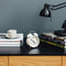 Newgate Charlie wekker klok wit