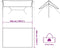 vidaXL - Kampeerluifel - waterdicht - 506x306 - cm - olijfgroen
