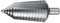 RUKO 101097 - Getrapte boor 6 - 40.5 mm HSS - Diepgeslepen spiraalvormige spaangroef (1 stuk)