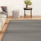 vidaXL - Vloerkleed - shaggy - hoogpolig - 120x170 - cm - grijs