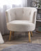 Fauteuil ODENZEN Stof Gebroken wit