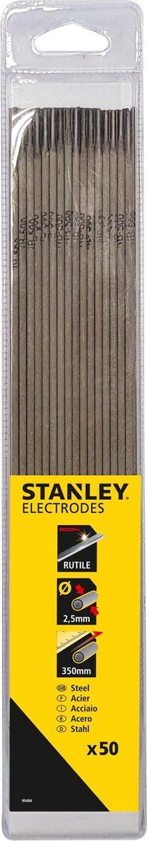 STANLEY Laslektroden Rutiel - 2,5mm x 350mm - 50 stuks