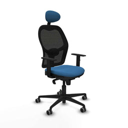 Jorquera Piqueras y Crespo 1D036G1 - Bureaustoel met hoofdsteun - Verstelbare hoogte - Licht Blauw