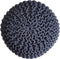 SVJ Poef Rond - 45 x 45 x 30 cm - Katoen - Blauw