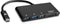 V7 V7UC3U-HUB-BLK-1E - USB-C naar 5-in-1 Hub - 3x USB 3.2 type-A - Zwart