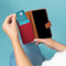 iMoshion Hoesje Geschikt voor Samsung Galaxy S10 Hoesje Met Pasjeshouder - iMoshion Luxe Canvas Bookcase - Rood