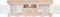 vidaXL - Tv-meubel - 120x30x40 - cm - massief - mangohout - wit