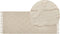 TOZLU - Laagpolig vloerkleed - Beige - 80 x 230 cm - Katoen