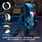 PHOINIKAS G2000 Max - Draadloze Gaming Headset - 2.4GHz met microfoon 7.1 Surroundgeluid - Zwart
