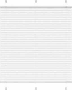 vidaXL - Plissé - rolgordijn - 120x100cm - stofbreedte - 119,4cm - polyester - wit