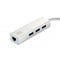 LevelOne USB-0503 - Dockingstation - 3x USB 3.2 (Gen1) - 1x Ethernet 1Gbps - Zilver