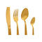 Bestek Home ESPRIT Gouden Roestvrij staal 15 x 7 x 24 cm 16 Onderdelen