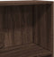 vidaXL - Boekenkast - 40x24x176 - cm - bewerkt - hout - bruin - eikenkleurig