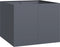 vidaXL - Plantenbak - 100x100x80 - cm - staal - antracietkleurig