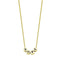 CO88 Collection Inspirational 8CN 26032 Stalen Collier met Hanger - Hope - Lengte 38 + 5 cm - Goudkleurig