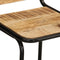 vidaXL - Barkrukken - 4 - st - 46x35,5x70 - cm - massief - hout - ruw - mangohout