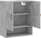 vidaXL - Wandkast - 60x31x70 - cm - bewerkt - hout - betongrijs