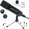 Xeca Microfoon - USB Plug & Play - Gaming Streaming Podcast - Incl. Tripod Plopkap Ruisfilter Gratis Oordoppen
