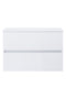 Atlantic Heron - Badkamermeubel - 2 softclose-lades - Hoogglans wit 80 x 38,5 x 53 cm