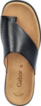 Gabor Dames Slippers - Teenslipper - Best Fitting voetbed - Zwart