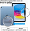 Dux Ducis - Tablet hoes geschikt voor Apple iPad 10 10.9 (2022) - Domo Book Case - Auto Wake/Sleep functie - Roze