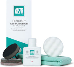 Autoglym Headlight Restoration Kit - Koplamp Polijstset - Inclusief opzetstuk en schuurschijven