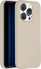 Accezz Liquid Silicone Backcover - iPhone 15 Pro - Schokabsorberend - Beige
